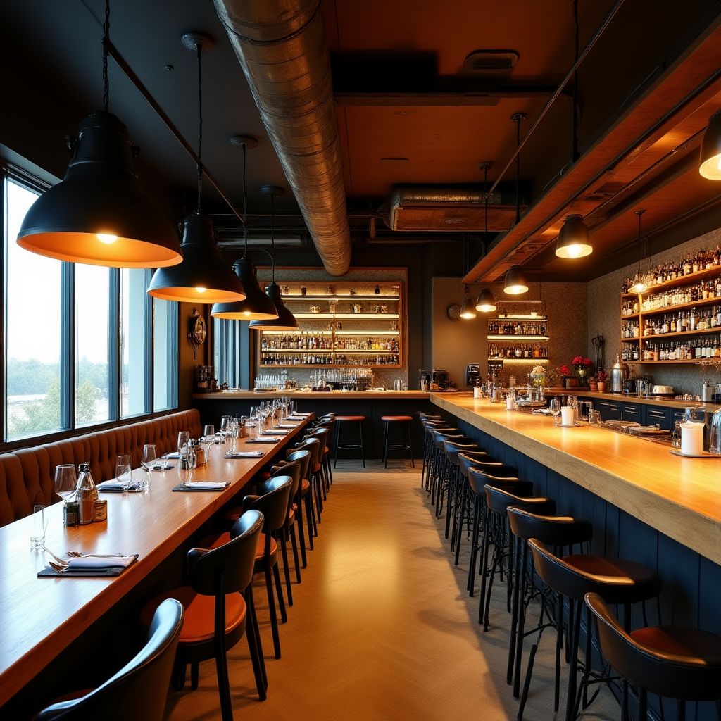 Diseño de restaurante contemporáneo
